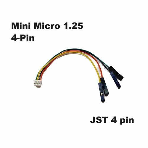 Адаптер переходник Mini Micro JST 1.25 PH4 4-Pin на TTL 4Pin кабель GND N1 разъемы штекер Connector запчасти male, female аккумулятор р/у батарея разветвитель FPV монитор провод 5 pair 3pin jst connectors 3 pin female male connector for ws2812b ws2811 ws2812 led strip