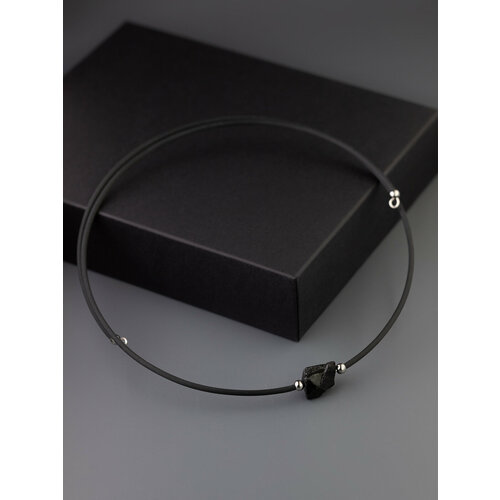 Колье Планета Драгоценностей, турмалин, длина 35 см, черный