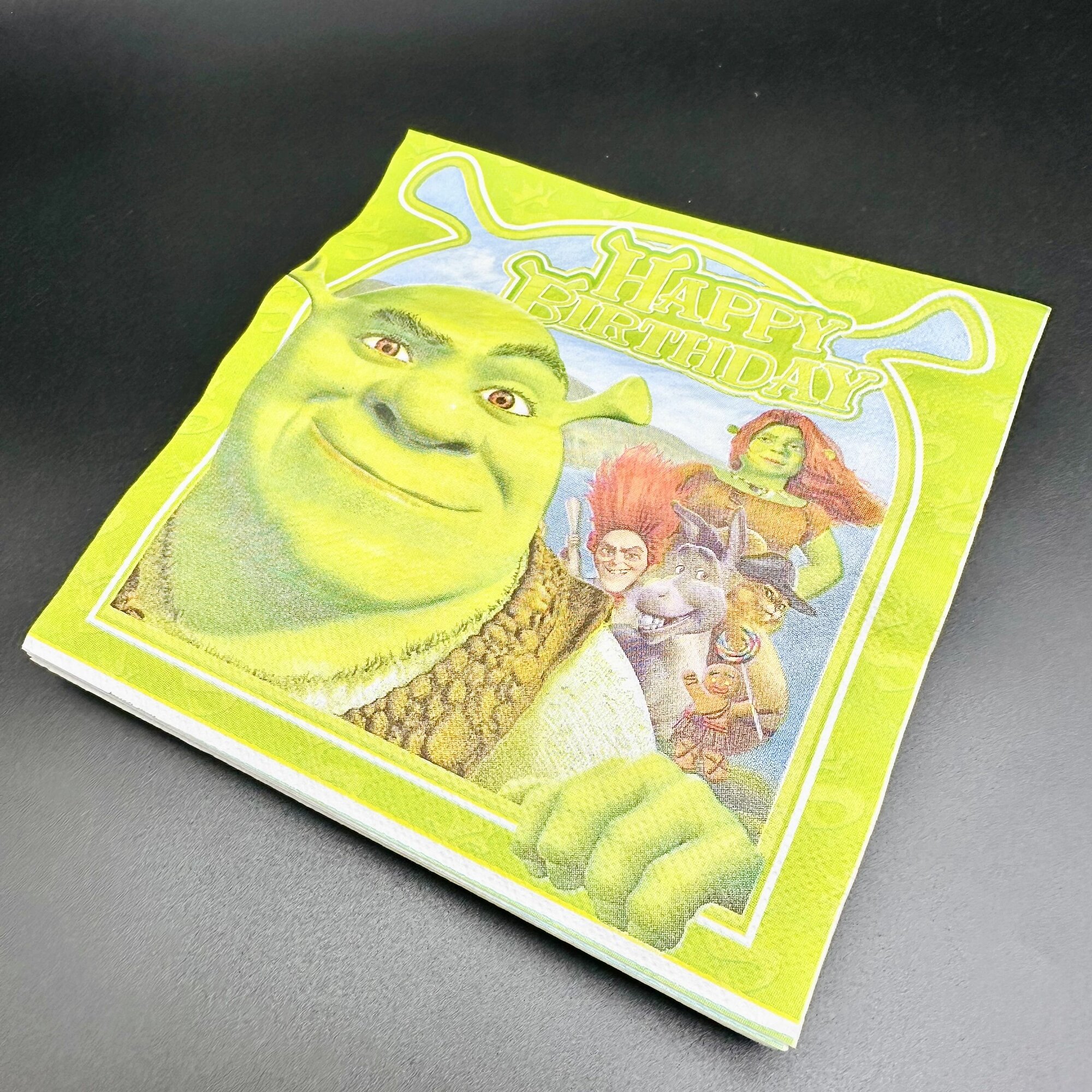 Бумажные салфетки Шрек, 20 штук — фото 1