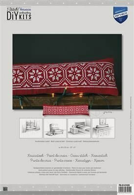 Изображение товара PN-0147439 Набор для вышивания (подушка-исключатель) 80 х 20 Рождественский мотив Vervaco