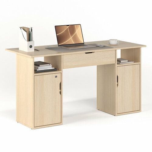 Стол письменный БАНГА-71-Я дуб молочный