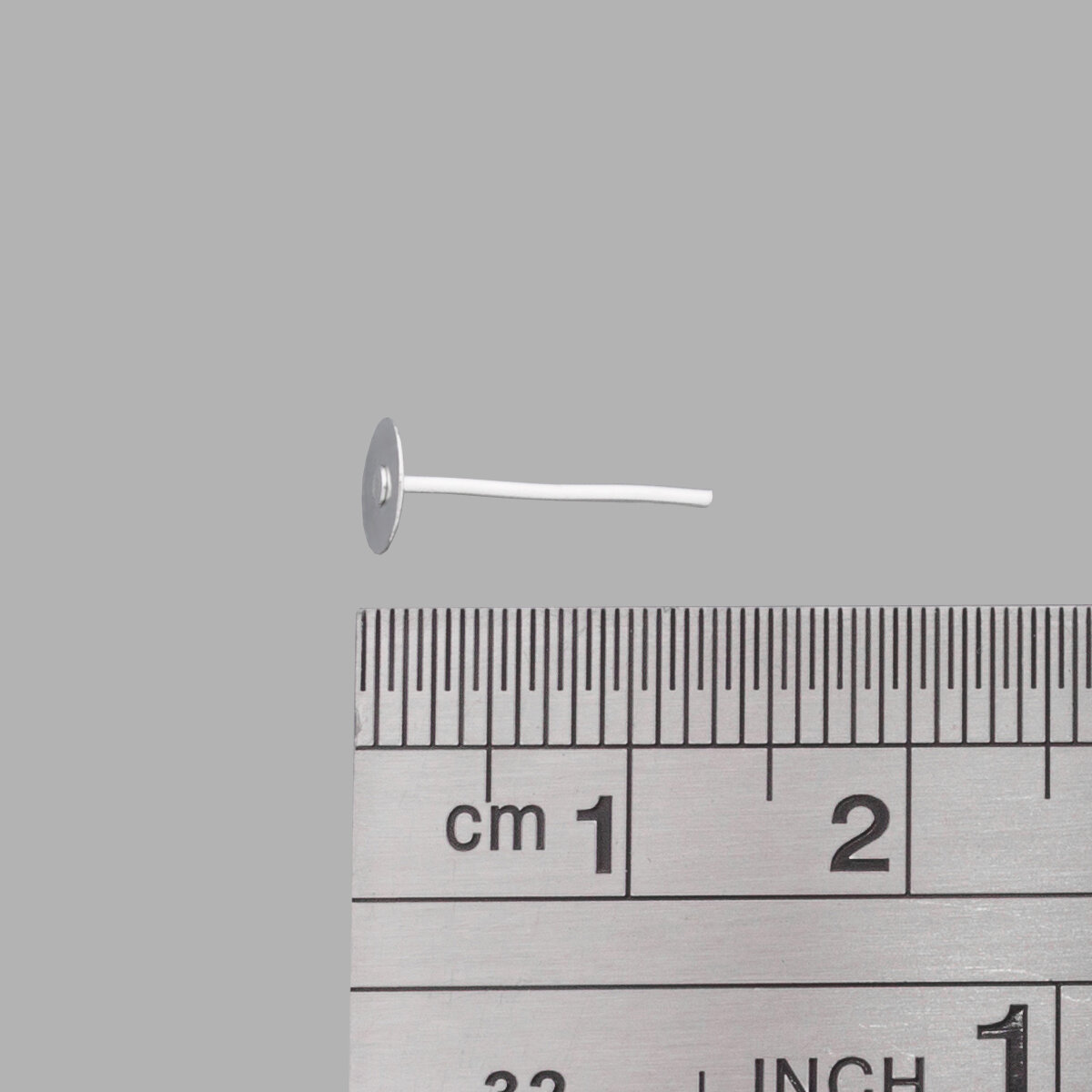 Основа для сережек гвоздики Astra&Craft 4AR263, 4 шт (Цвет Серебро) — фото 1