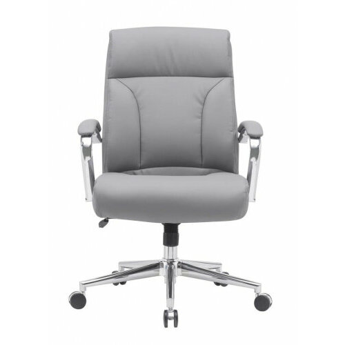 Кресло офисное Хорошие Кресла 8159Н MAZON натуральная кожа серый 11120₽