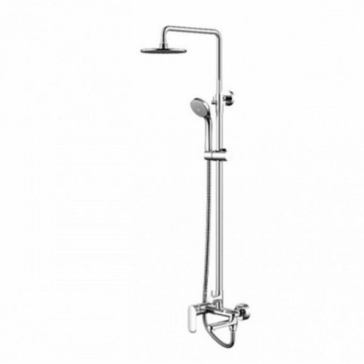 Душевая колонна со смесителем для ванны Bravat opal r (f6125183cp-a2-rus) f6125183cp-a2-rus