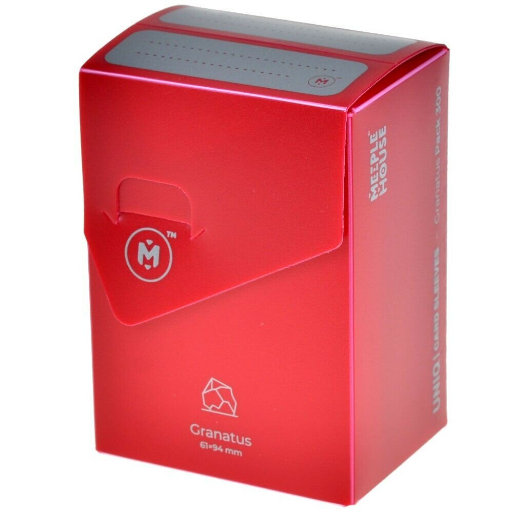 Протекторы Meeple House UniqCardSleeves Granatus (размер 59x92 мм) 300 шт: стандарт прозрачные