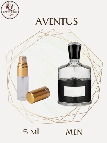 Изображение товара Духи парфюм AVENTUS спрей 5 мл мужские, шипровые, фруктовые ноты