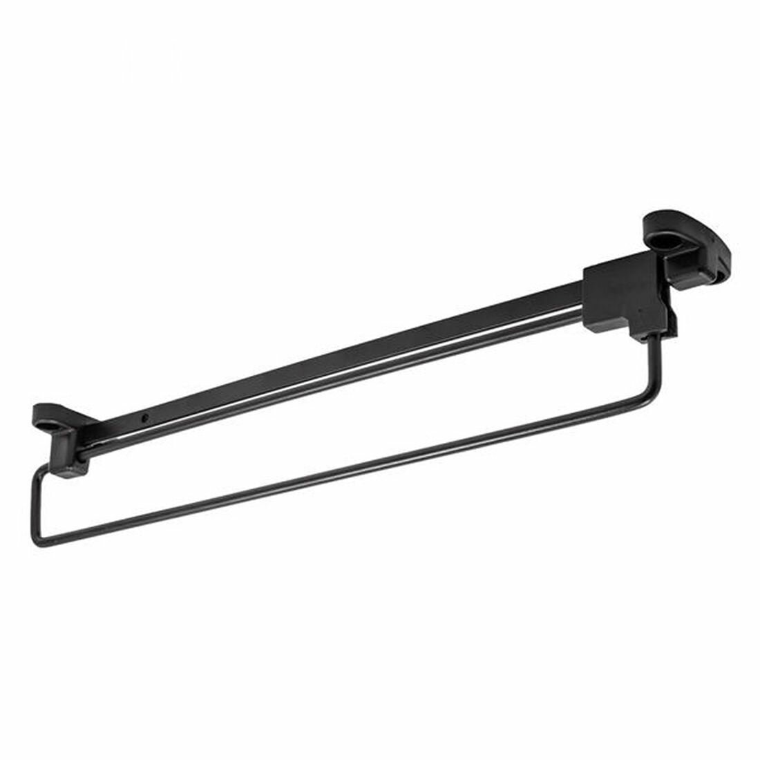 Вешалка выдвижная в шкаф, длина 300, цвет черный