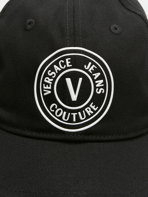 Бейсболка Versace Jeans Couture для женщин, размер OneSize, черный/белый — фото 1