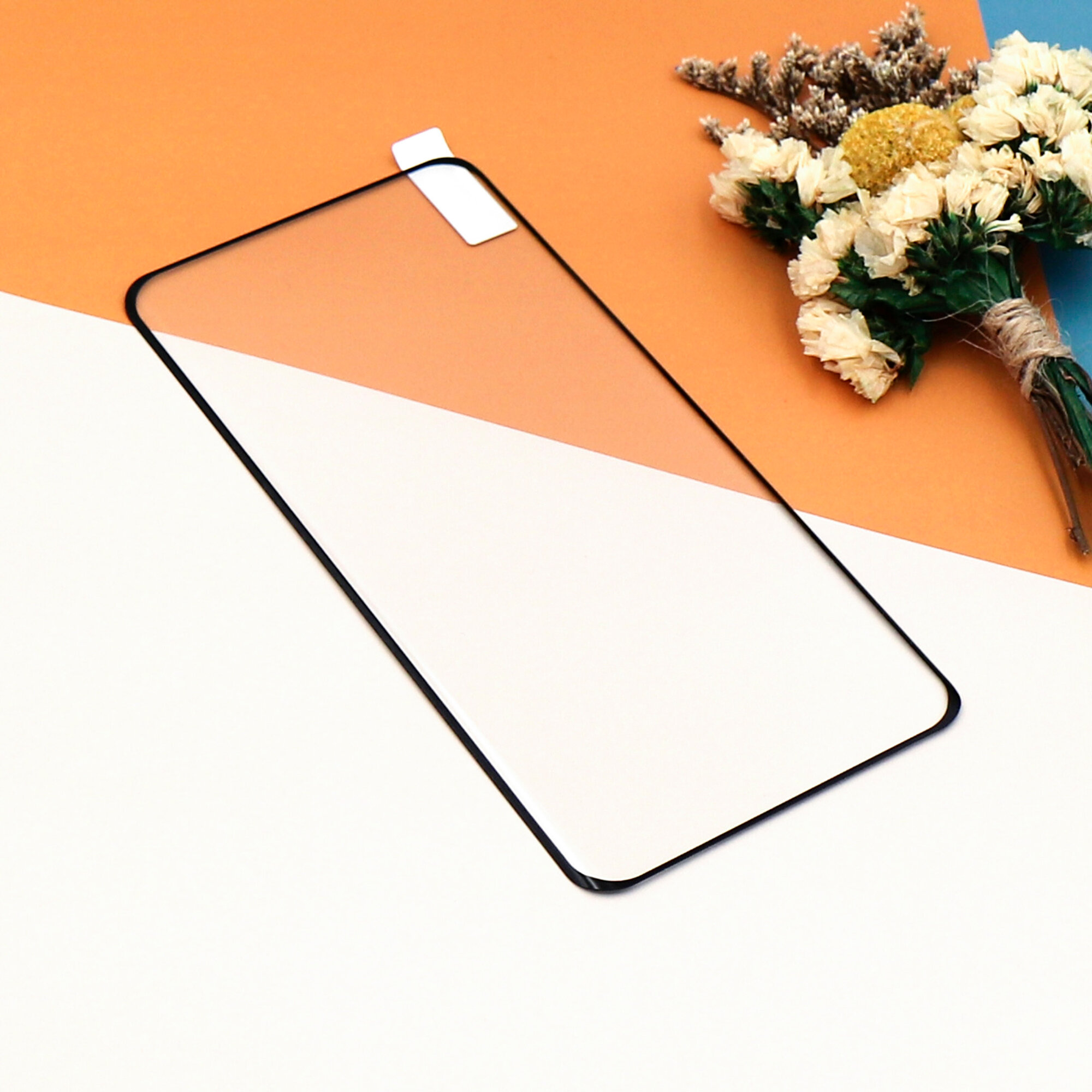 Защитное стекло на TECNO Camon 30S/30S Pro, полный клей, черный, X-CASE — фото 1