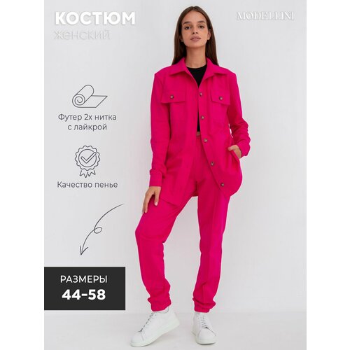 фото Костюм спортивный modellini костюм женский трикотажный, размер 44, фуксия
