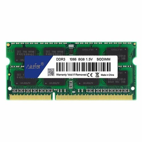 AiteFeir DDR3 1X8 ГБ 1066 МГц 15 В для ноутбука SODIMM 700₽