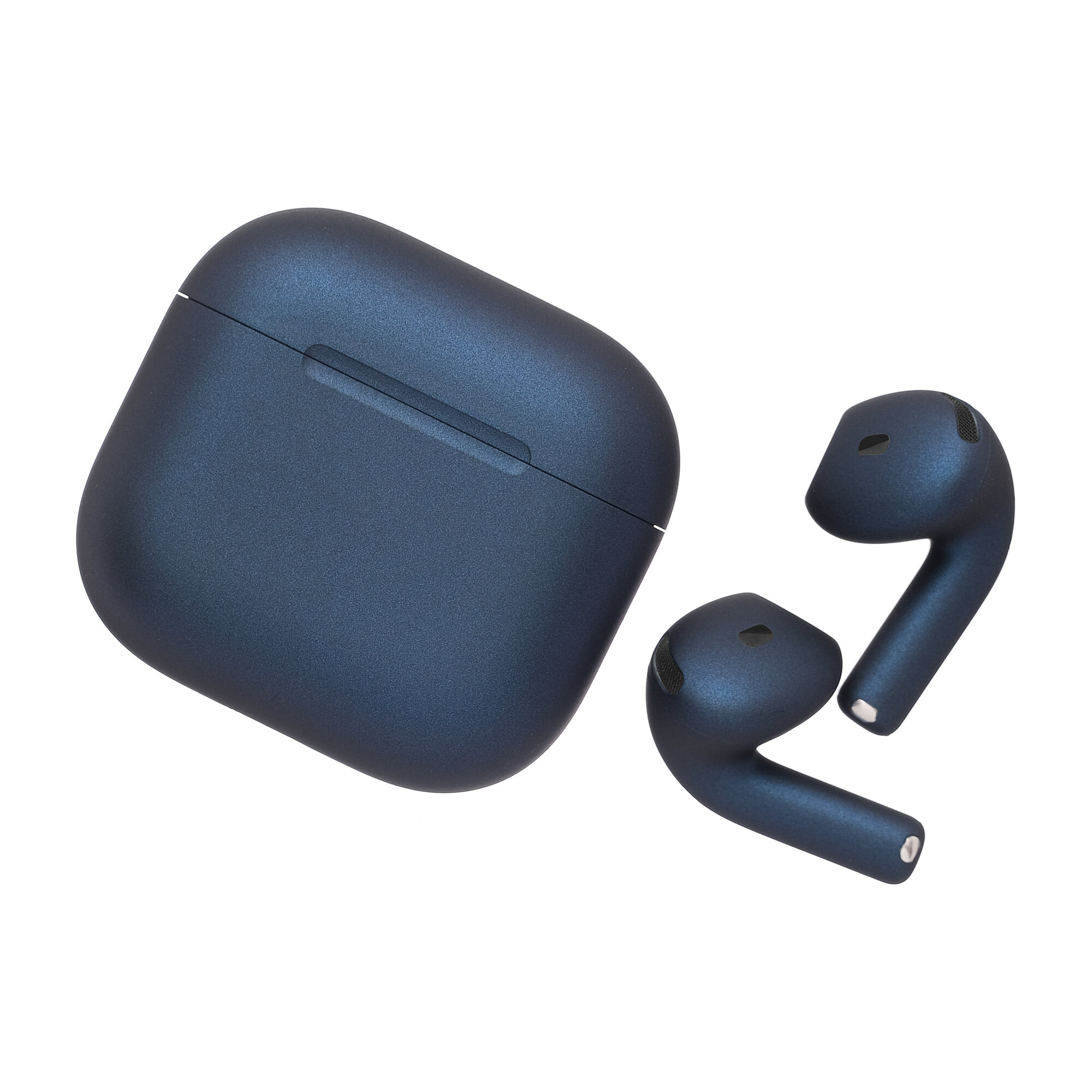 Беспроводные наушники Apple Airpods 4 с активным шумоподавлением (Темно-синий) — фото 1