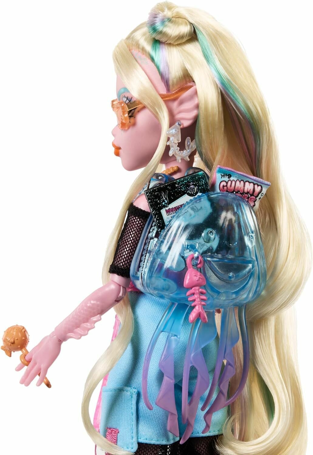 Кукла Monster High Lagoona Blue Лагуна Базовая с питомцем 2024 — фото 1