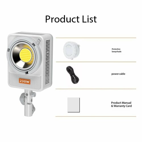 LIYADI G230W светодиодный светильник для видео Black 5664₽