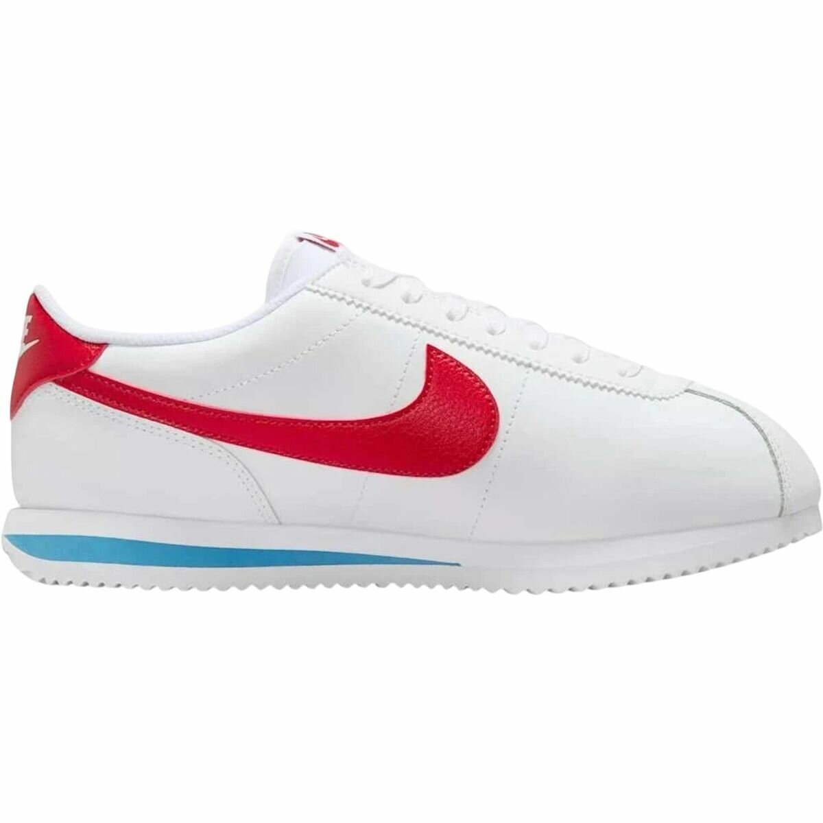 Кроссовки NIKE Cortez Classic Leather, полнота F, размер 9.5 US, белый — фото 1