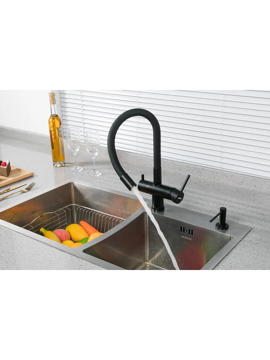 G4398-36 Смеситель для кухни с гибким изливом