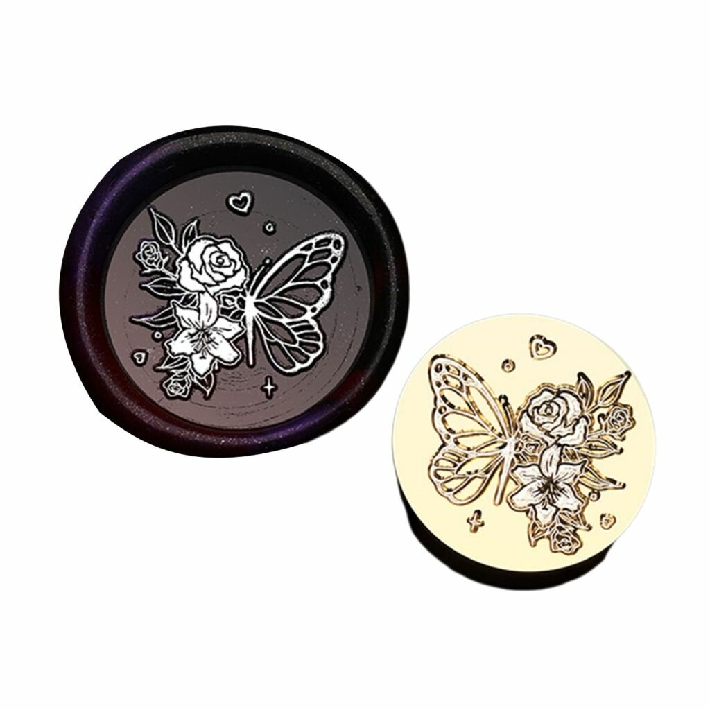 Головка уплотнения огненной краской серии Insect-Butterfly Shadow Rose