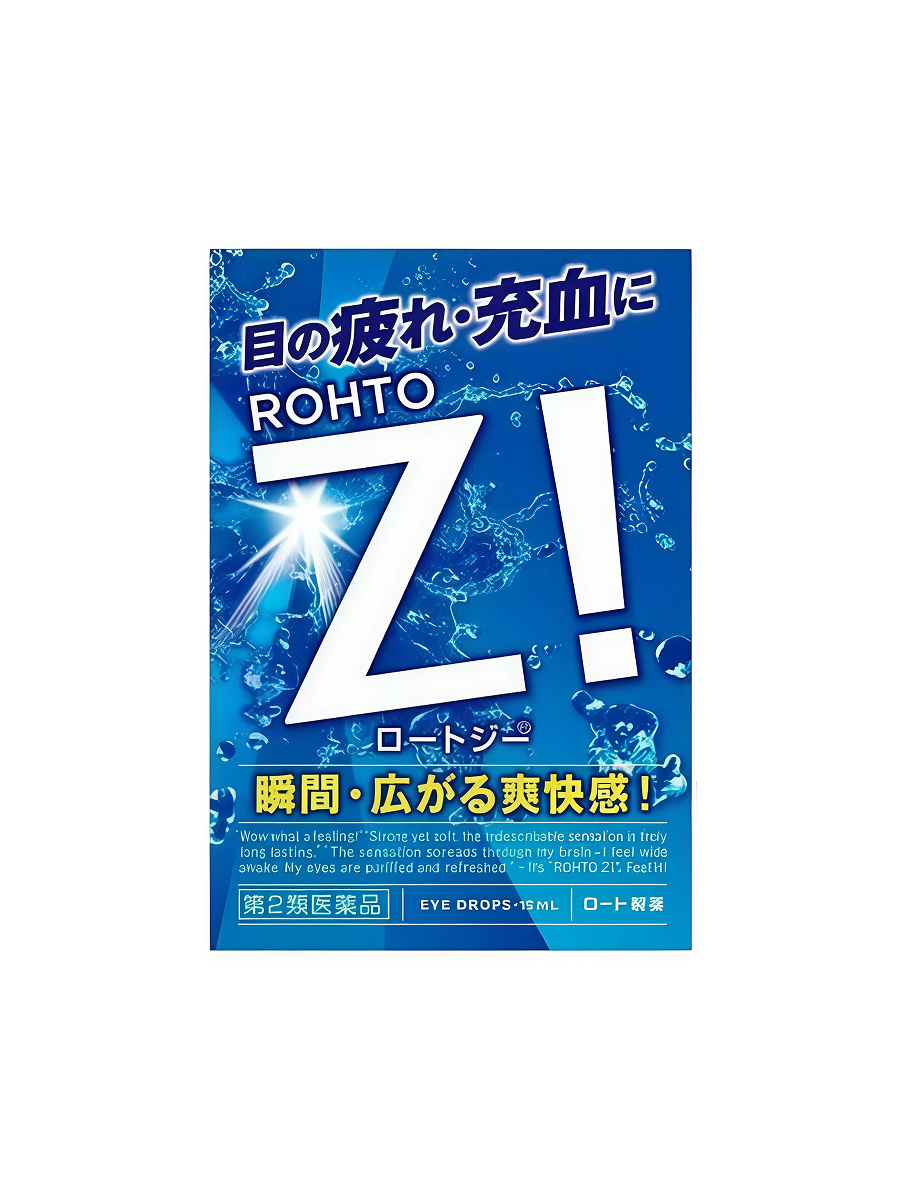 Изображение Тонизирующие и освежающие капли для глаз Rohto Z, Япония, 12 мл