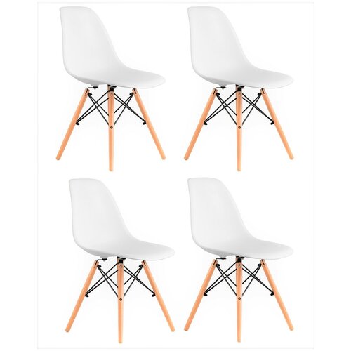 фото Стул eames, белый, 4шт./уп. stool group