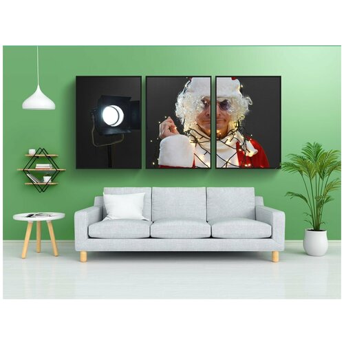 фото Набор модулных постеров для интерьера "сатира, рождество, рождество убивает" 60x90 см. в тубусе, без рамки lotsprints