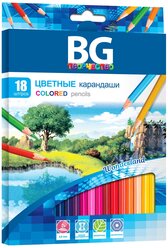 BG Карандаши цветные Wonderland, 18 цветов (KR18C 4651)
