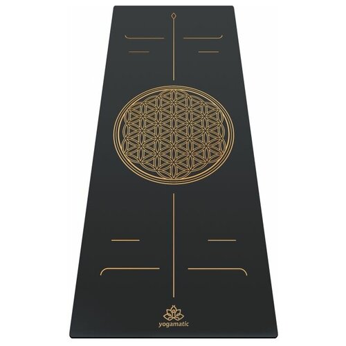        - Flower of Life Grey Gold / Art Yogamatic -