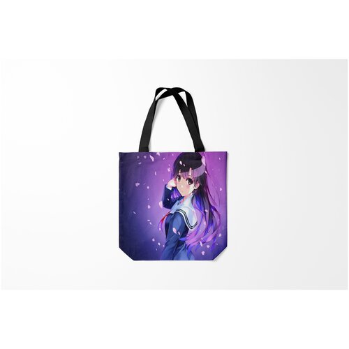 фото Сумка-шоппер / 40х40 см / девушкам / милые создания морячка burnettie