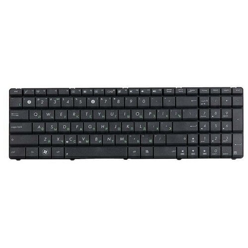 Клавиатура для ноутбука Asus K53Br K53By K53Ta K53Tk K53U K53Z K73Br X53U Чёрная высокие кнопки со скосом гор Enter 130000₽