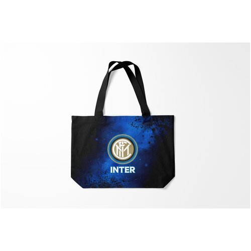 фото Сумка-шоппер / 46х35 см / футбол / inter интер burnettie