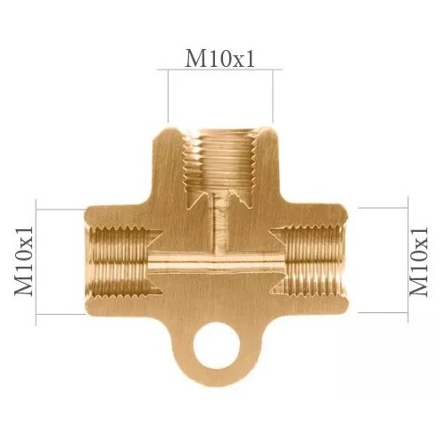 Тройник тормозной системы М10х1 T-126