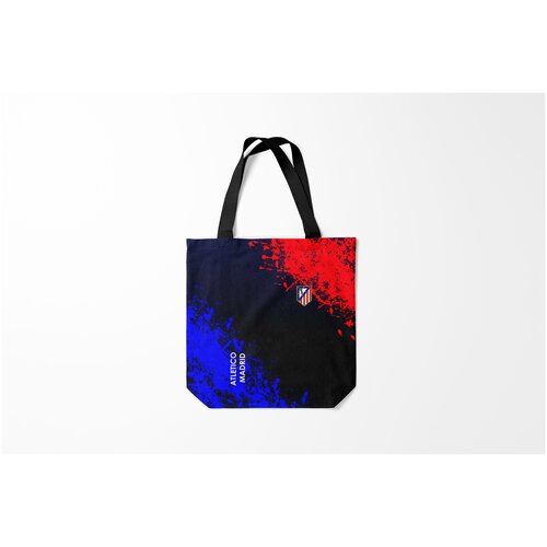 фото Сумка-шоппер / 40х40 см / футбол / atletico madrid burnettie