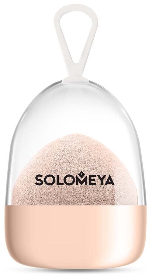 Solomeya Супер мягкий косметический спонж для макияжа Персик/ Super soft blending sponge Peach