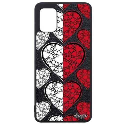 фото Противоударный чехол на мобильный // samsung galaxy a31 // "флаг монако с сердцем" патриот стиль, utaupia, цветной