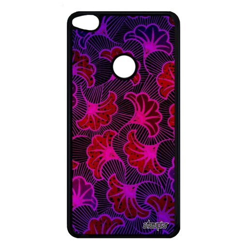 фото Красивый чехол на смартфон // huawei p9 lite 2017 // "африканский принт" дизайн мотив, utaupia, фиолетовый