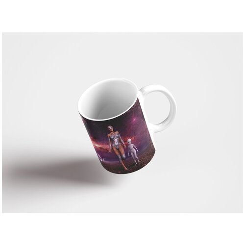 фото Кружка "фантазия, пространство, галактика 320 мл. белая" lotsprints