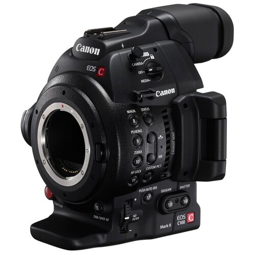 Видеокамера со сменной оптикой Canon EOS C100 Mark II, Full HD