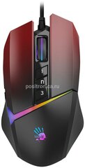 Мышь A4Tech Bloody W60 Max, красный, оптическая (10000dpi), USB (10but)