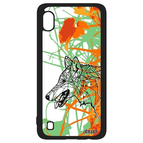 фото Защитный чехол на телефон // samsung galaxy a10 // "волк" древний wolf, utaupia, цветной