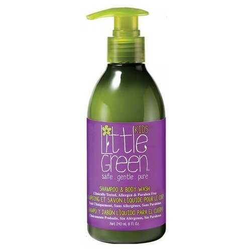 Little Green Шампунь и гель для тела Без слёз 1+ 60мл