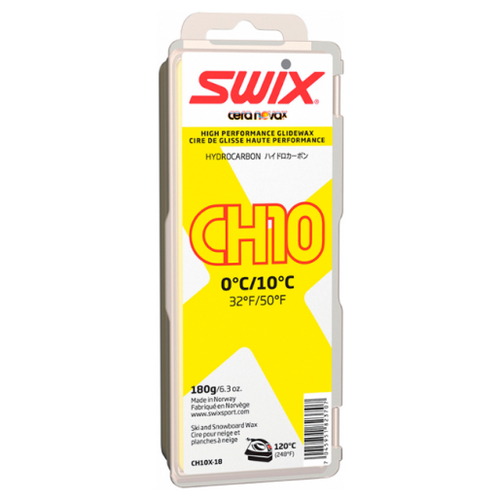 фото Мазь скольжения swix ch10x, (+10-0 c), yellow, 180 g с крышкой