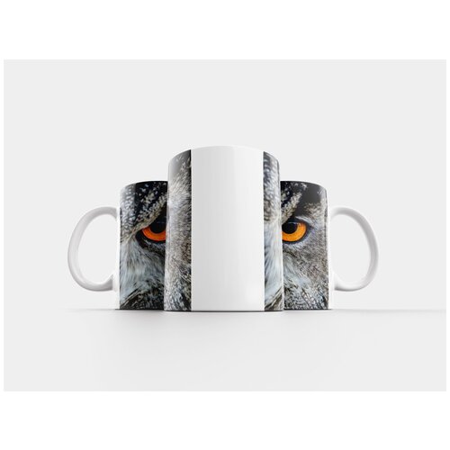 фото Кружка "сова, глаз, закрыть" 320 мл lotsprints