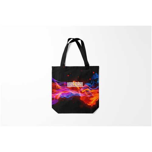 фото Сумка-шоппер / 40х40 см / рок / rammstein lindemann burnettie