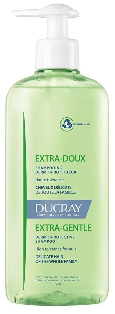 DUCRAY EXTRA-DUOX Dermo Protective Shampoo - Защитный шампунь для частого применения 400 мл