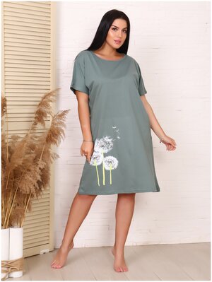 Платье  Dianida, размер 52, зеленый