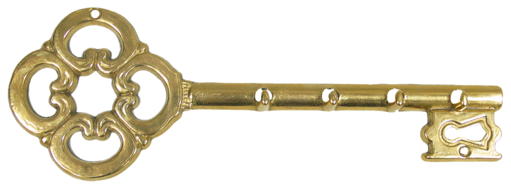 Ключница металлическая Золотой ключик Италия