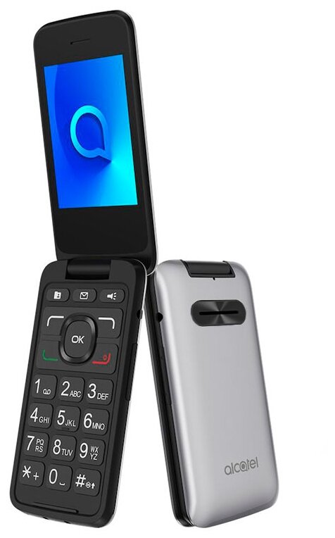 Телефон Alcatel 3025X, 1 micro SIM, серебристый