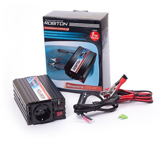 Robiton Автоинвертор 300Вт Robiton R300 Black