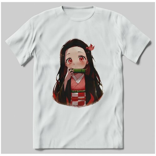 фото Футболка с принтом незуко brut-shop