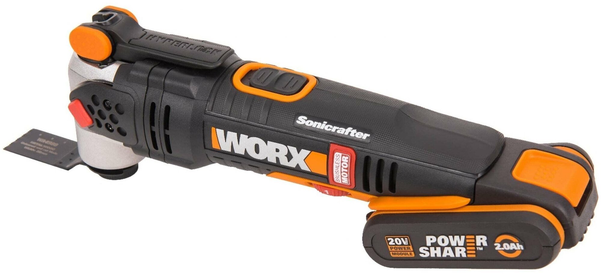 Реноватор аккумуляторный WORX WX693 20В BL 1*2,0Ач коробка