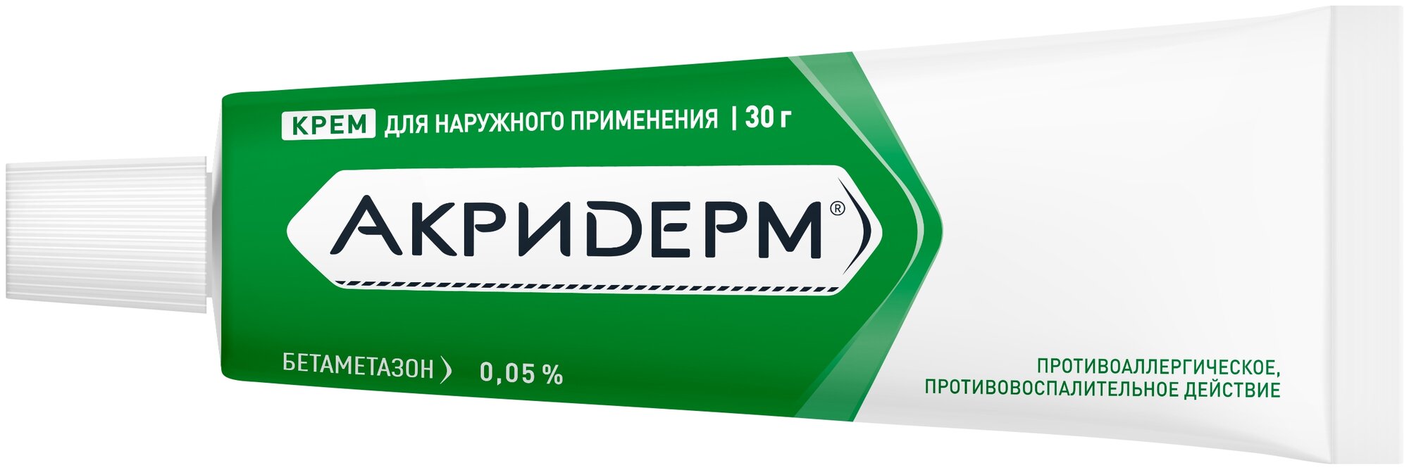 Средства От Аллергии Акридерм крем д/нар. прим., 0.05%, 30 г